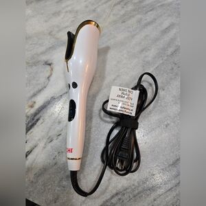 CHI Spin N Curl CA2318 - Rotating Curler 1" White/Gold, Ceramic